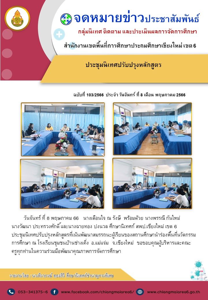 ประชุมปรับปรุงหลักสูตร8พค66