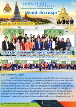 “การประชุมเชิงปฏิบัติการพัฒนาครูและบุคลากรทางการศึกษา เพื่อการขับเคลื่อนการใช้หลักสูตรการศึกษาปฐมวัย พ.ศ. 2568 สำหรับเด็กอายุ 3-6 ปี และหลักสูตรการศึกษาประถมศึกษาตอนต้น (ป.3-6ปี)”