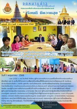 “สพป.เชียงใหม่ เขต 6 ลงพื้นที่สำรวจความเสียหายโรงเรียนที่ได้รับผลกระทบจากภัยธรรมชาติ กรณีเหตุประสบภัยแผ่นดินไหว วาตภัย อุทกภัย และดินโคลนถล่ม โรงเรียนบ้านท่าข้าม”