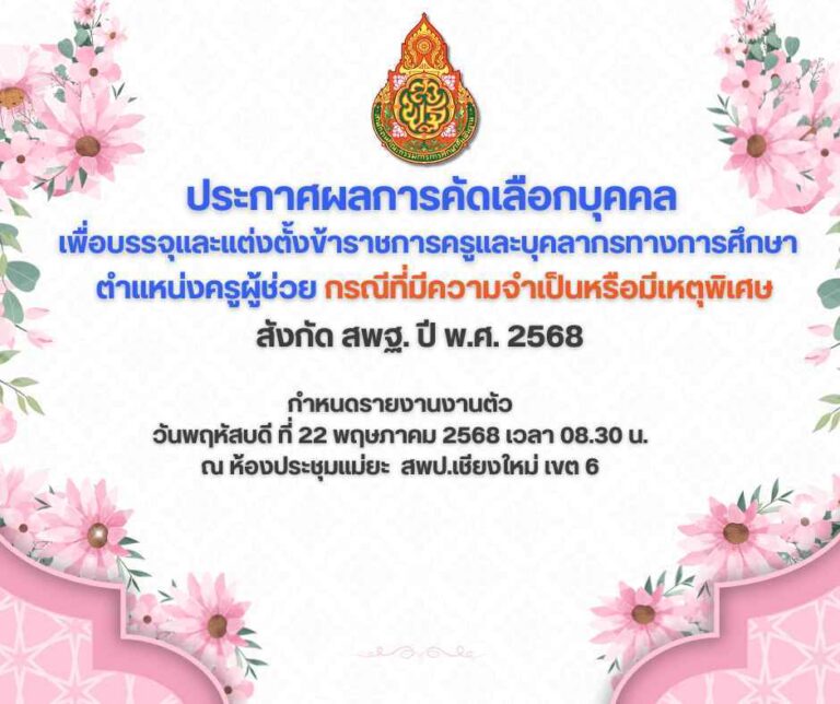 สีเขียว สีน้ำตาล สนุกสนาน น่ารัก กำหนดการ เปิดเทอม โรงเรียน Facebook Post