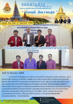 “สพป.เชียงใหม่ เขต 6 ร่วมประชุมเชิงปฏิบัติการ เรื่องการจัดการศึกษาปฐมวัย ”