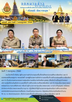 “สพป.เชียงใหม่ เขต 6 คัดเลือกบุคคล (สัมภาษณ์) เพื่อจัดจ้างเป็นลูกจ้างเหมาบริการปฏิบัติงานในสำนักงานเขตพื้นที่การศึกษาประถมศึกษาเชียงใหม่ เขต 6 “
