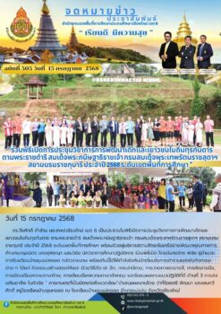“สพป.เชียงใหม่ เขต 6 ร่วมพิธีเปิดการประชุมวิชาการการพัฒนาเด็กและเยาวชนในถิ่นทุรกันดาร ตามพระราชดำริ สมเด็จพระกนิษฐาธิราชเจ้า กรมสมเด็จพระเทพรัตนราชสุดาฯ สยามบรมราชกุมารี ประจำปี 2568 ระดับเขตพื้นที่การศึกษา”