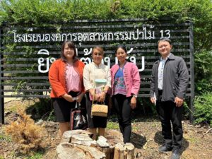 การตรวจเยี่ยมโรงเรียนประสบภัยธรรมชาติในอำเภอจอมทอง และอำเภอแม่แจ่ม